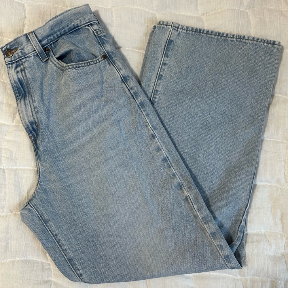 Levi's Women's High Rise Light Blue Straight Jeans